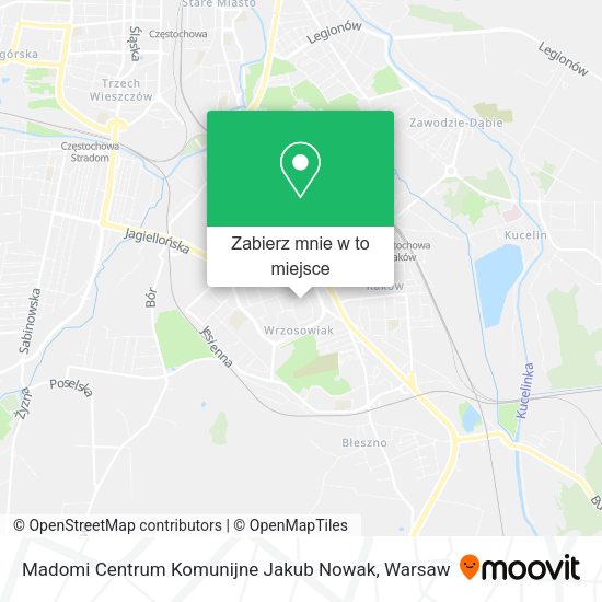 Mapa Madomi Centrum Komunijne Jakub Nowak