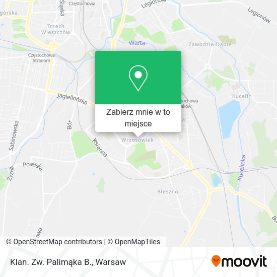 Mapa Klan. Zw. Palimąka B.