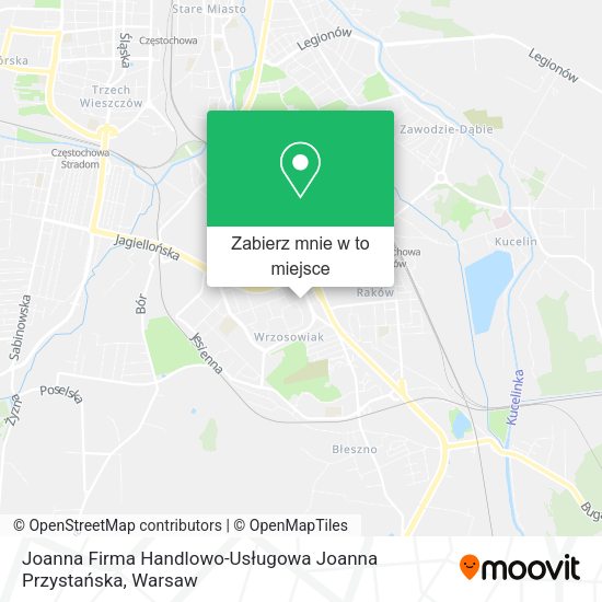 Mapa Joanna Firma Handlowo-Usługowa Joanna Przystańska