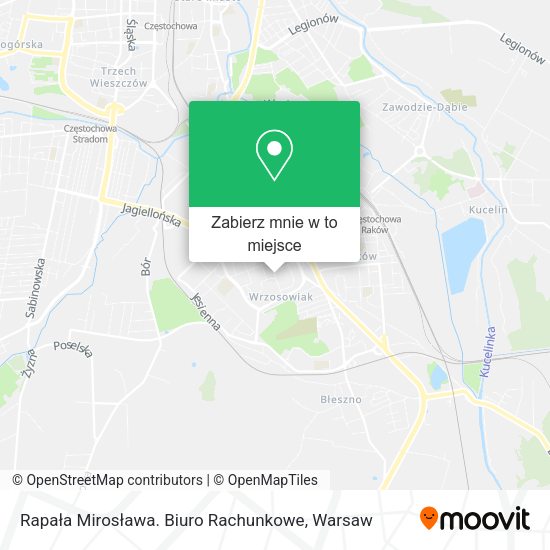 Mapa Rapała Mirosława. Biuro Rachunkowe