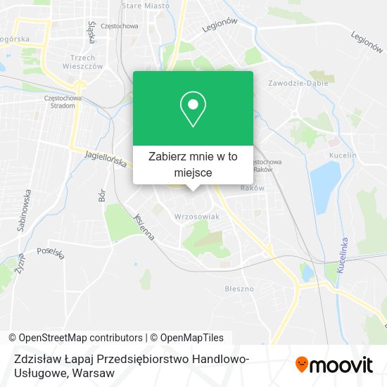 Mapa Zdzisław Łapaj Przedsiębiorstwo Handlowo-Usługowe