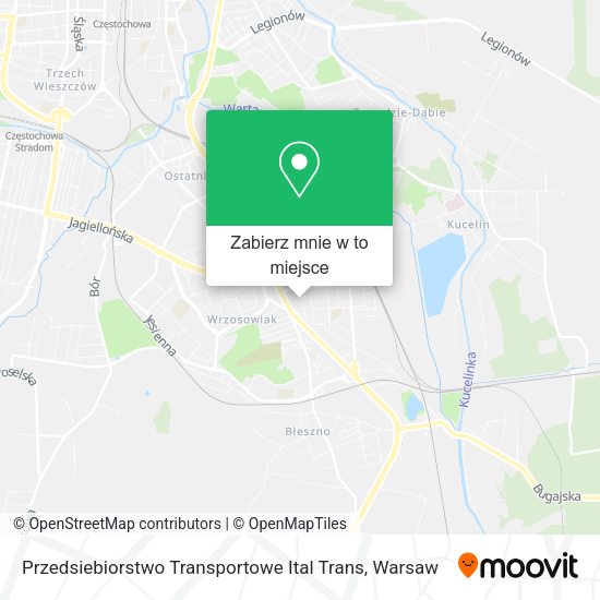 Mapa Przedsiebiorstwo Transportowe Ital Trans