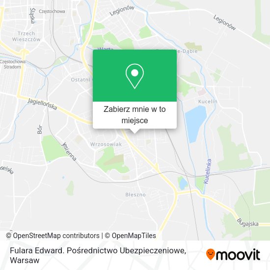 Mapa Fulara Edward. Pośrednictwo Ubezpieczeniowe