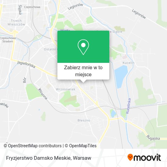 Mapa Fryzjerstwo Damsko Meskie