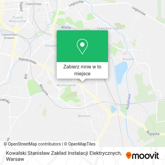 Mapa Kowalski Stanisław Zakład Instalacji Elektrycznych