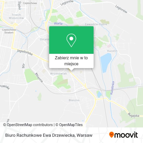 Mapa Biuro Rachunkowe Ewa Drzewiecka