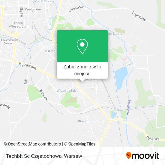 Mapa Techbit Sc Częstochowa