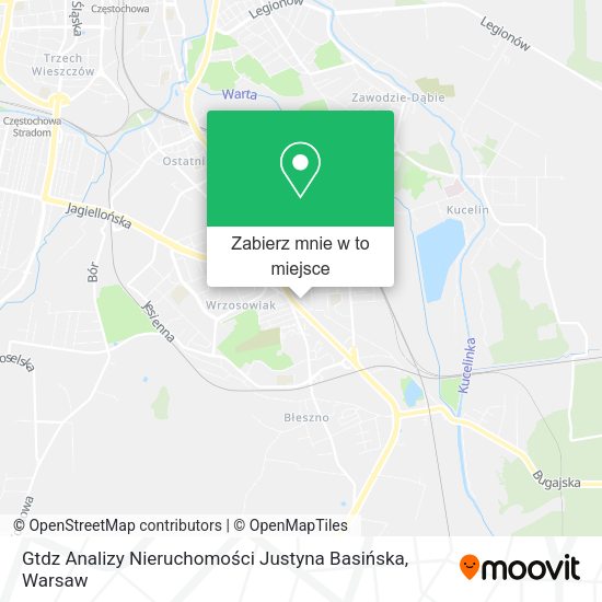 Mapa Gtdz Analizy Nieruchomości Justyna Basińska