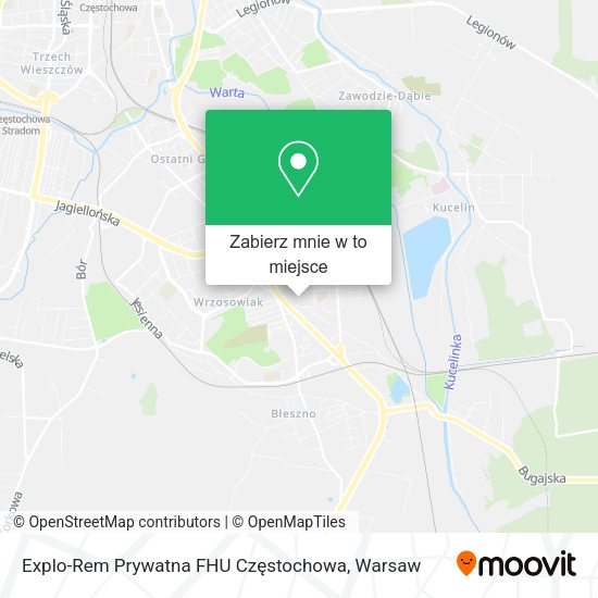 Mapa Explo-Rem Prywatna FHU Częstochowa