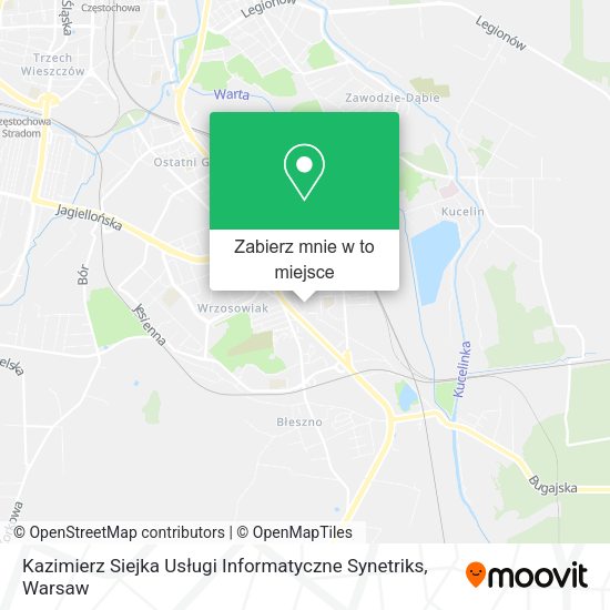 Mapa Kazimierz Siejka Usługi Informatyczne Synetriks