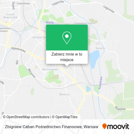 Mapa Zbigniew Caban Pośrednictwo Finansowe