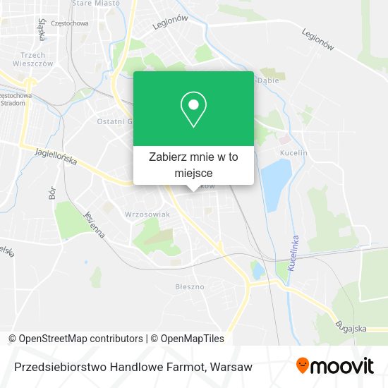 Mapa Przedsiebiorstwo Handlowe Farmot