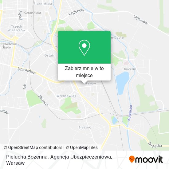 Mapa Pielucha Bożenna. Agencja Ubezpieczeniowa