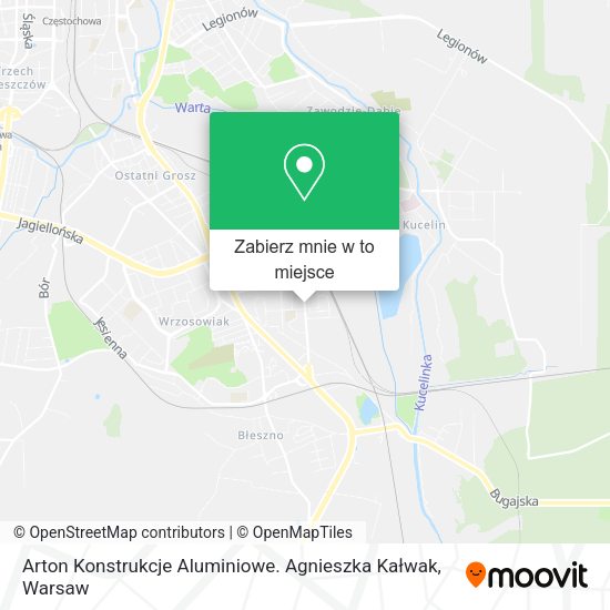 Mapa Arton Konstrukcje Aluminiowe. Agnieszka Kałwak