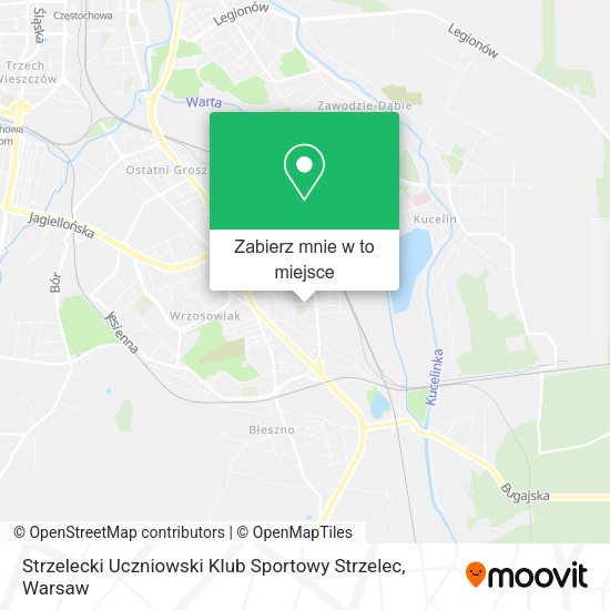 Mapa Strzelecki Uczniowski Klub Sportowy Strzelec