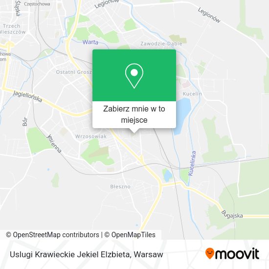 Mapa Uslugi Krawieckie Jekiel Elzbieta