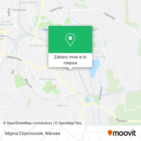 Mapa Myjnia Czyscioszek