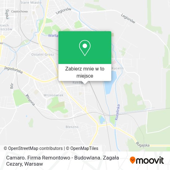 Mapa Camaro. Firma Remontowo - Budowlana. Zagała Cezary