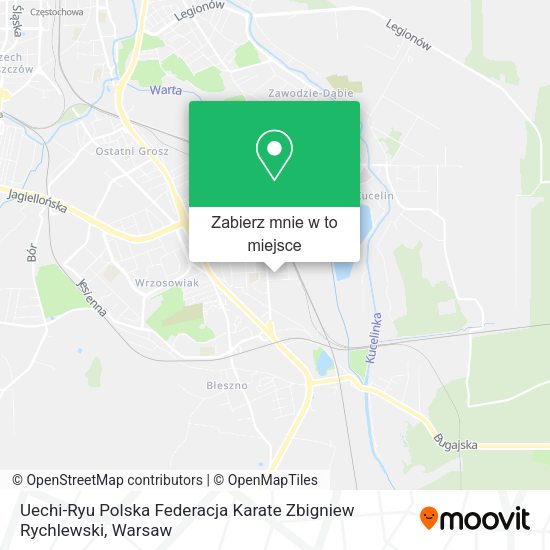 Mapa Uechi-Ryu Polska Federacja Karate Zbigniew Rychlewski