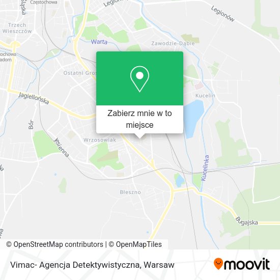 Mapa Vimac- Agencja Detektywistyczna