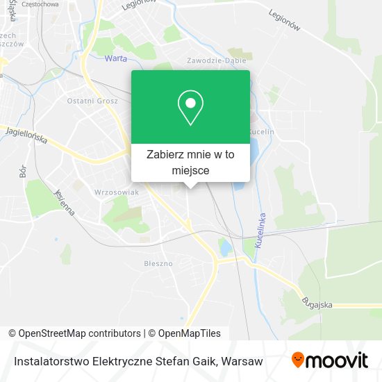 Mapa Instalatorstwo Elektryczne Stefan Gaik