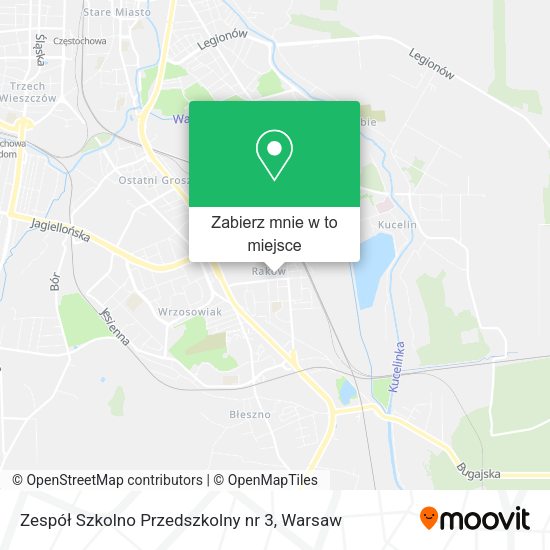 Mapa Zespół Szkolno Przedszkolny nr 3