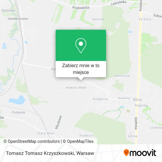 Mapa Tomasz Tomasz Krzyszkowski