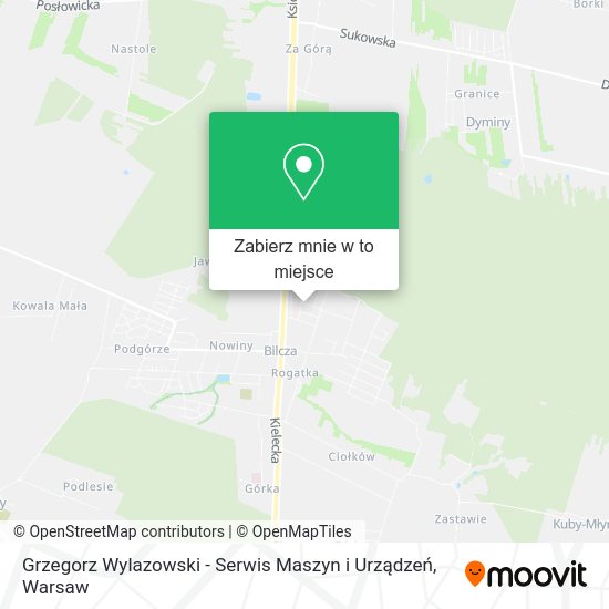 Mapa Grzegorz Wylazowski - Serwis Maszyn i Urządzeń