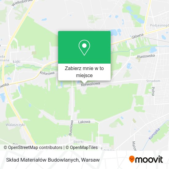 Mapa Skład Materiałów Budowlanych