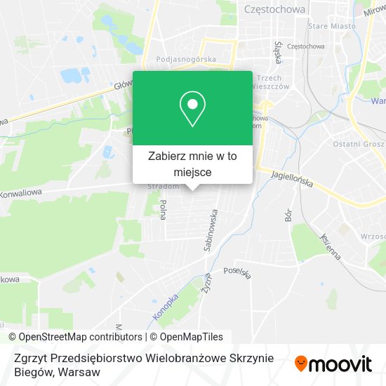 Mapa Zgrzyt Przedsiębiorstwo Wielobranżowe Skrzynie Biegów