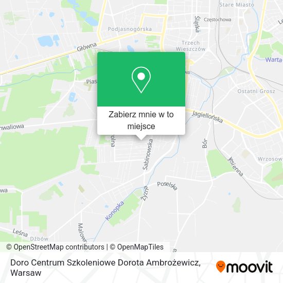 Mapa Doro Centrum Szkoleniowe Dorota Ambrożewicz