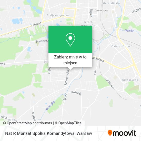 Mapa Nat R Menzat Spółka Komandytowa