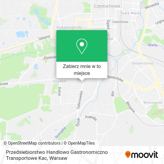 Mapa Przedsiebiorstwo Handlowo Gastronomiczno Transportowe Kac