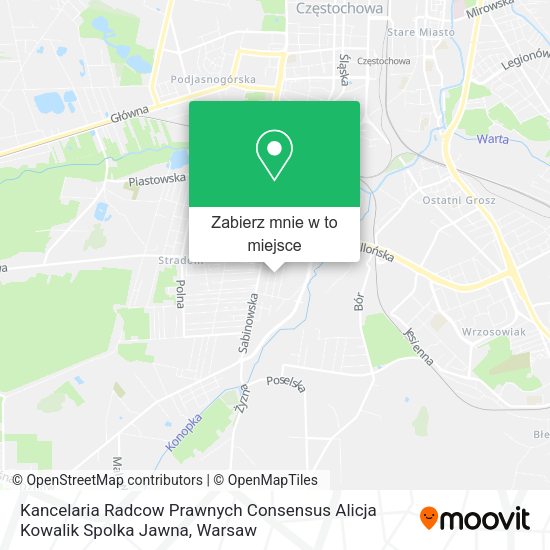 Mapa Kancelaria Radcow Prawnych Consensus Alicja Kowalik Spolka Jawna