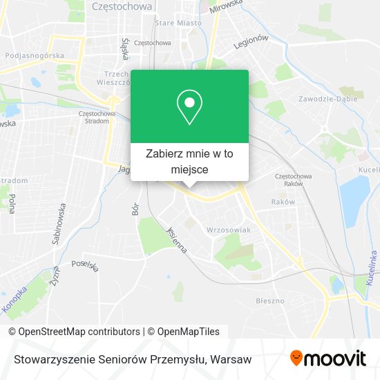 Mapa Stowarzyszenie Seniorów Przemysłu