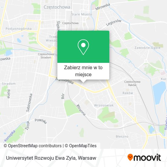 Mapa Uniwersytet Rozwoju Ewa Zyla