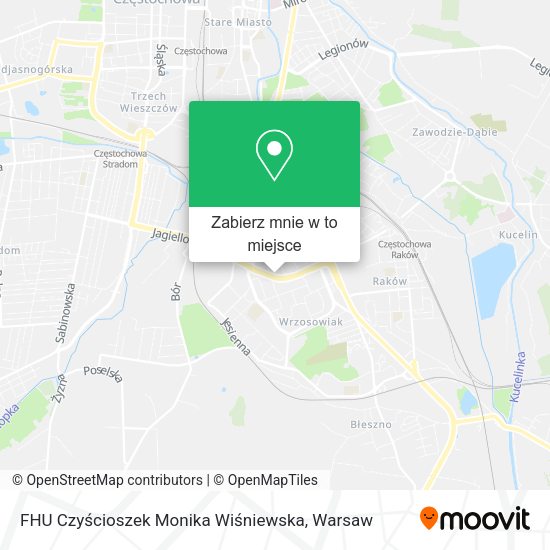 Mapa FHU Czyścioszek Monika Wiśniewska