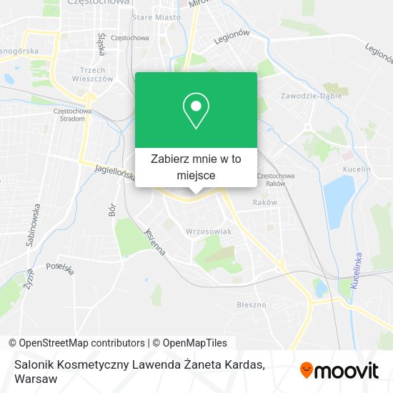 Mapa Salonik Kosmetyczny Lawenda Żaneta Kardas