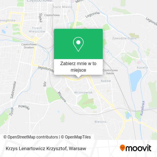 Mapa Krzys Lenartowicz Krzysztof