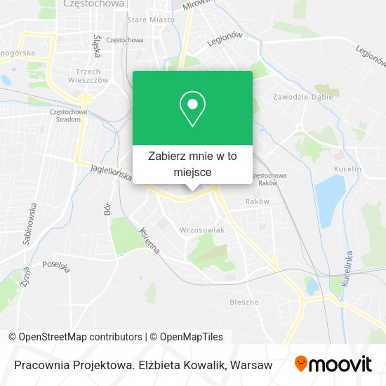 Mapa Pracownia Projektowa. Elżbieta Kowalik