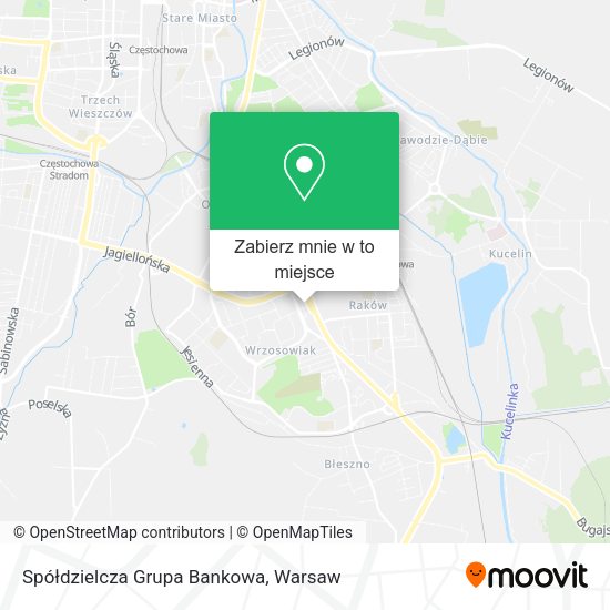 Mapa Spółdzielcza Grupa Bankowa