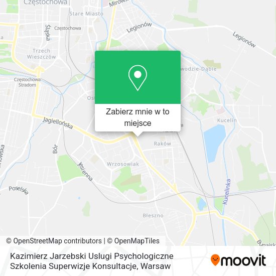 Mapa Kazimierz Jarzebski Uslugi Psychologiczne Szkolenia Superwizje Konsultacje