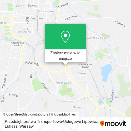 Mapa Przedsiębiorstwo Transportowo-Usługowe Lipowicz Łukasz