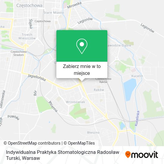 Mapa Indywidualna Praktyka Stomatologiczna Radosław Turski