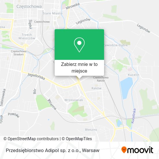 Mapa Przedsiębiorstwo Adipol sp. z o.o.