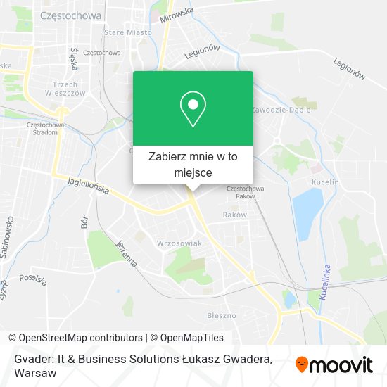 Mapa Gvader: It & Business Solutions Łukasz Gwadera