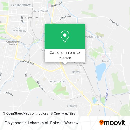 Mapa Przychodnia Lekarska al. Pokoju