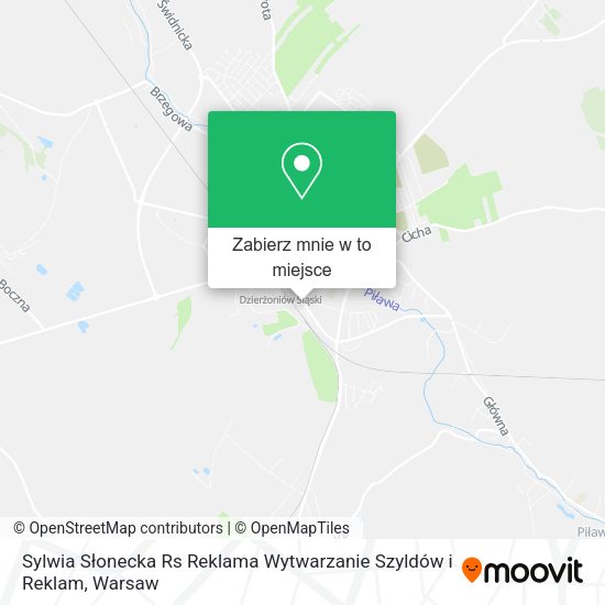 Mapa Sylwia Słonecka Rs Reklama Wytwarzanie Szyldów i Reklam