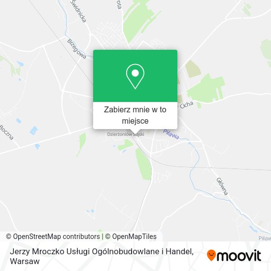 Mapa Jerzy Mroczko Usługi Ogólnobudowlane i Handel