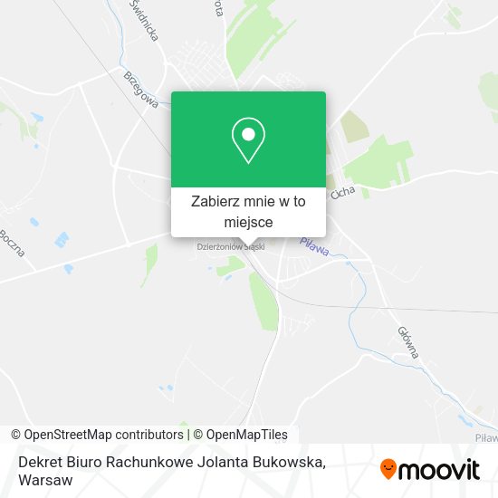 Mapa Dekret Biuro Rachunkowe Jolanta Bukowska